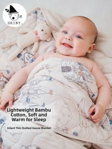 GELINI | Spring and Autumn Lightweight Bamboo Cotton Blanket for Infants