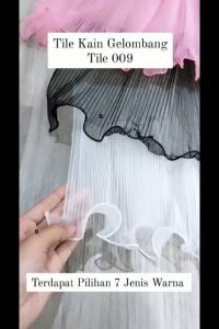 1PACK Tile Kain Gelombang - Tile Wave - Bahan Buket Bunga Tile009