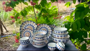 Bộ 6 Bộ 10 Chén Cơm 115 cm Chén Chè 9cm Họa Tiết Khổng Tước Bát Sứ Chén Sứ Decor Xinh Xắn