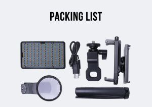Remove Glare Tattoo Fill Light with 120 LED Beads 52mm Cpl Cellphone Lens Circular Polarizing Filter Tattoo Photography Light