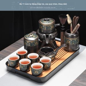 JIANGXU | Bộ Dụng Cụ Trà Tự Động Dùng Cho Nhà và Phòng Khách