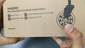 NAIERDI 5 PCS Roda Kursi putar kerja Kantor gaming Rollerblade Caster 11mm Caster-001