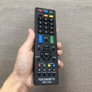 Điều khiển tivi Sharp LCD LED mã RM-L1238 LCD LED - tặng kèm pin - Remote từ xa tivi Sharp