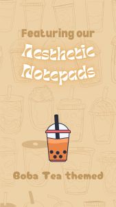 Tea Themed Notepads - 35/50/70 with Cover