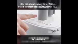 Bàn ủi hơi nước dạng đứng Thương hiệu Philips Hà Lan Stand Steamer STE1050/10 Serial 1000 6 chế độ phun - HÀNG NHẬP KHẨU BẢO HÀNH 2 NĂM