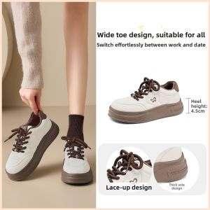 Josiny | Small Height Increase White Womens Shoes