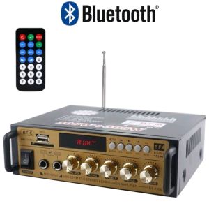 Power Amplifier Bluetoth BT198B ECHO Amplifier Karaoke Bluetooth Amplifier Board 220V 12V Power Amplifier Wireless BT 5.0 Kerndy BT-198B ECHO 300W+300W Amplifier Stereo Karaoke Remote Control Mikrofon Reverb Fungsi Penyesuaian