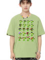 Plants Vs Zombies Short-Sleeved T-shirt Older Boys Peashooter Rugby Zombies Peripheral Summer Clothes Boys. 