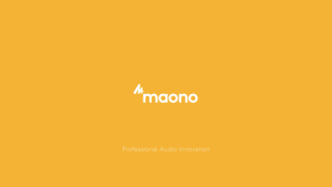 MAONO AME2 Gen1 Paket Soundcard Microphone PD300X Dynamic with MH700 Headphone for Podcast Streaming