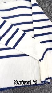 HARU STRIPE OVERSIZE SWEATER KNIT ATASAN RAJUT (TKN)
