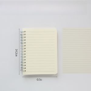 Notebook Book Loose-Leaf Coil Hand Account Memo Diary Book A6 Minimalist College Students Thickened Horizontal Grid Blank