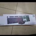 Keyboard Mouse Combo Gaming Divipard RGB Rainbow LED. 