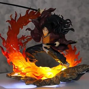 Ready Stock Demon Slayer Yoriichi Tsugikuni 20.5cm GK PVC Figure with light effect Kimetsu no Yaiba Collection Birthday Present Gift 鬼灭之刃继国缘一GK手办带灯特效收藏摆设摆件礼物