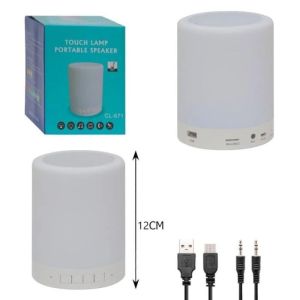 Speaker Bluetooth CL-671 TOUCH Lamp Colour / Speaker Lampu Tidur