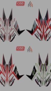 Striping Stiker Lis Motor Honda Vario Techno 110 Karbu 2011 Standar Full Set
