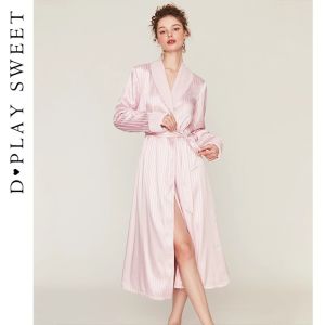 Winter French Luxury Thickened Warm Fleece Bathrobe