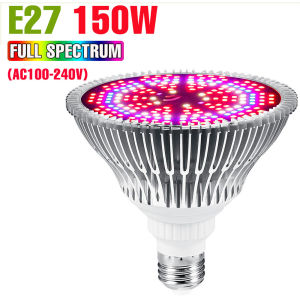 Others | 150W LED Plant Grow Light Bulb E27 Full Spectrum Plant Cultivation Lamp E14 Indoor Flower Potted Vegs Hydroponic Fill Lighting