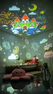 3 in 1 Upgrad Starry Sky Projector Lamp with Music Rotatable LED Night Light Children Gift for Room