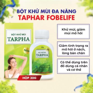 Bột Khử Mùi TARPHA 30g - Đánh Bay Mùi Hôi Nách Hôi Chân Giảm Mồ Hôi Khô Thoáng Không Bết Dính - Lovely Gift 4U