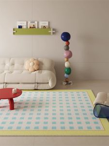 Creamy Style Yellow Carpet