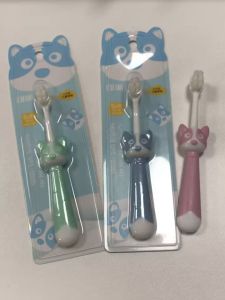 LAKOE Sikat Gigi Anak Bayi Bulu Halus Lembut Training Tooth Brush Karakter Panda Bebek Kelinci 2-12 Tahun