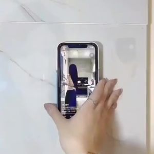 GEEKTHINK | Miếng Dán Silicon Hai Mặt Để Cố Định Điện Thoại Di Động Đế Hút Cao Su Có Cốc Hút Phía Sau Giá Đỡ Gắn Xe Hơi Phụ Kiện Chống Trượt