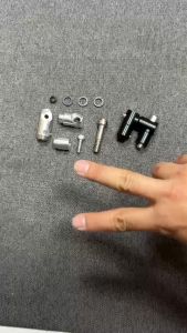 chân xoay kiếng nhôm cnc MS04