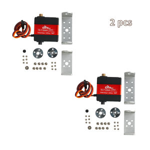 20KG Metal Digital Servo 4.8-8.4V 180/270 Degree Angle Control Dual-Axis Servo Carbon Brush Motor for Robots RC Cars DIY Toys