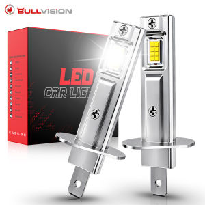 Bullvision H1 LED Headlight Bulbs 5570 CSP Wireless 1:1 Mini Lamp NO ERROR Canbus 120W 20000LM Diode Lights FogLamp STG PTF 12V