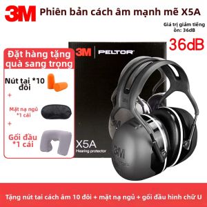 3M | Tai nghe chụp tai X5A giảm tiếng ồn hiệu quả