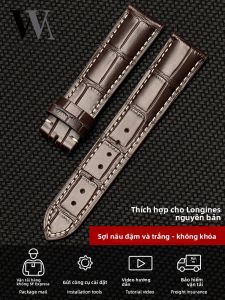 Woalmorn | Dây Đeo Đồng Hồ Da Thật cho Longines Conquest Moonphase và Longines Master