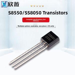 S8550 Three-Pole Transistor Direct Plug TO92 SOT23 SS8050 9012 9013 9014 9015 9018 Electronic Components Market Discrete Devices