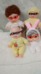 Mắt Kính Cho Búp Bê Tái Sinh Nhựa mềm 12 cm 5 inch Vinyl Reborn Baby Doll ( không kèm búp bê)