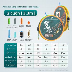 CHUANZE | Bộ Dây Đánh Cá Cá Chép và Cá Diêu Hồng Sẵn Sử Dụng