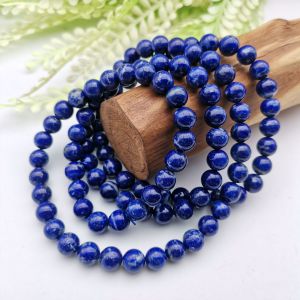 青金石三/四圈手串 6/7/8mm Lapis Lazuli 3/4 Rounds Bracelet