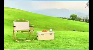 Camping Chair Kermit Chair Foldable Outdoor Chair With storage rack Portable Chairs