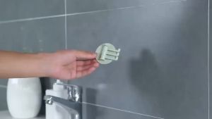 LOCAL SHIP Barang Penyangkut Pelekat Dinding 3 In1 Multifunction Adhesive Hook for Bathroom Kitchen Towel Rack Storage