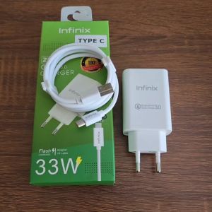 Charger Infinix Note 8 / Zero 8 / Infinix Note 11 pro Ori 33W Type C Fast Charging Carger Casan