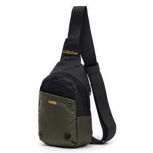 spaceman | Casual Canvas Crossbody Chest Bag Outdoor Travel Backpack Multifunctional Mens Shoulder Bag Oxford Cloth Small Backpack