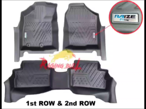 2022 - 2023 Toyota Raize Deep Dish Matting - EXCELLENT BRAND - 5D Version 2 - Extended Sides
