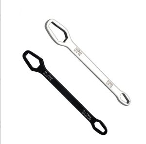 Universal plum blossom wrench berkepala dua self-tightening adjustable kacamata kunci pas 8-22mm papan dengan berbentuk khusus multi-tujuan 8-22mm Kunci Ring Pas Multi Size Kunci Ring Double Head Wrench Repair Tools Adjustable