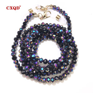 Dây Đeo Kính Thời Trang Cho Nữ 4mm Mạ Màu Đính Hạt Dây Đeo Kính Mắt Dây Đeo Kính Râm Dây Đeo Khẩu Trang Quà Tặng