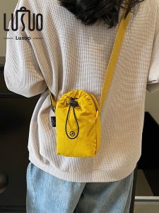 LUSUO | Compact and Lightweight Crossbody Bag for Phone and Water Bottle