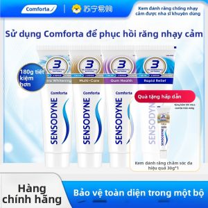 Kem Đánh Răng Trắng Sáng Chống Nhạy Cảm Chăm Sóc Nướu Có Fluoride Làm Mát Miệng 180g