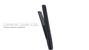 Remington S3700 Ceramic Glide 230 Hair Straightener | Ceramic Coated Plates | Floating Plates | Easy Storage