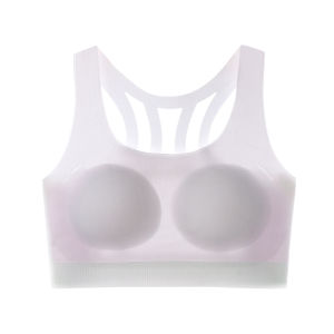 Miiow | MiiOW Sports Bra For Teenage Girls Shockproof Vest Nylon Fabric Fixed Strap No Underwire Suitable For High School Students