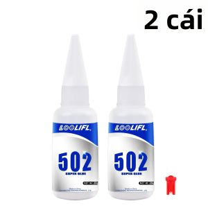LOOLIFL | Keo Dán Đa Năng 502 Siêu Dính Khô Nhanh Độ Bám Dính Mạnh Dùng Cho Kính Gốm Pha Lê Sửa Chữa Đồ Thủ Công Chất Kết Dính Dạng Lỏng