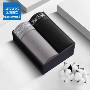 Jeanswest | Breathable Antibacterial Mid-waist Flat-angle Briefs Cotton Underwear