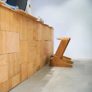 เก้าอี้บาร์สไตล์อเมริกันดีไซน์เนอร์ ที่นั่งแบบสูง สำหรับโต๊ะทำงานและห้องน้ำแบบอุตสาหกรรม ไม่สามารถปรับระดับได้