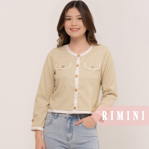 RIMINI - Atasan Remaja Blus Formal Korea Kekinian XS-XL - Ryuna Top 887583